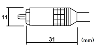 Standard RCA plug