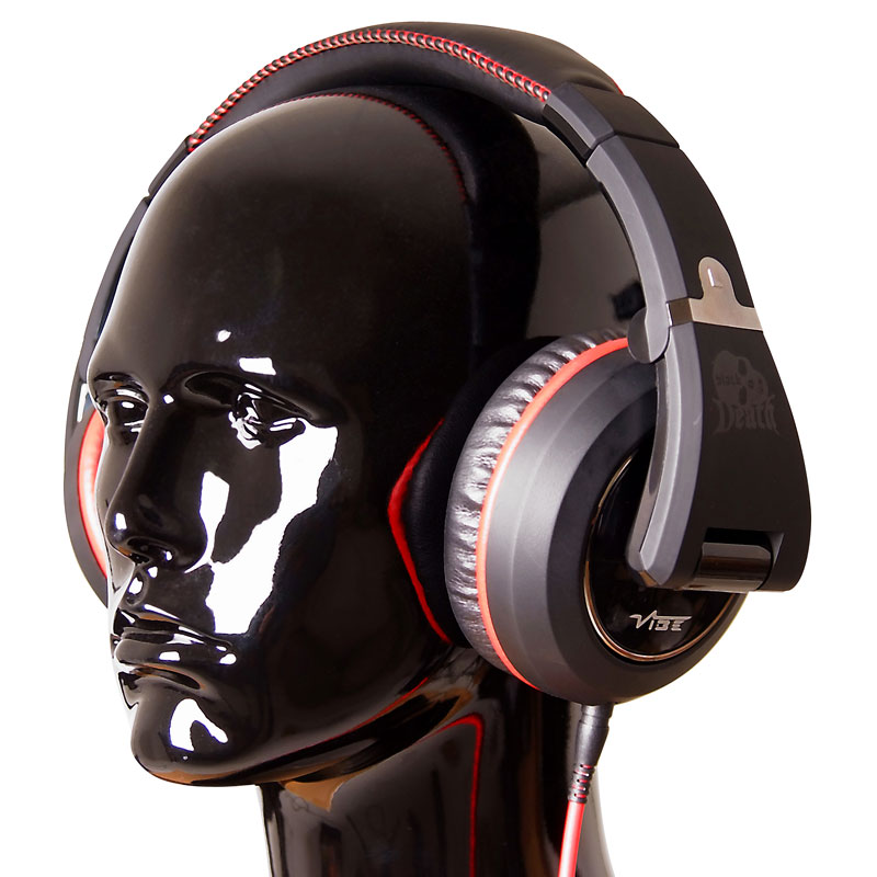 Vibe black online death headphones